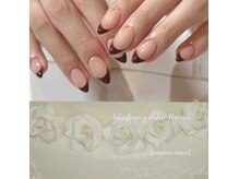 カミナネイル(KAMINA.nail)の雰囲気（［  french design ］赤色カラーフレンチで大人かわいい♪）