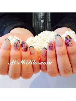 ネイルサロンアンドスクールエムズブロッサム(Nailsalon & school M's Blossom)/ジェルアート込コース