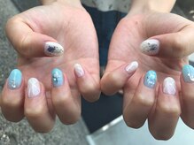 プティットスリール 西尾店(Petit Sourire)/☆大理石ネイル☆