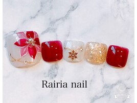 23年冬トレンド フラワーのネイルデザイン集 フット ホットペッパービューティー