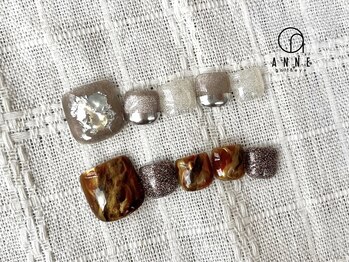 アンネ 梅田 ALLYS店(ANNE)/foot art design9月☆パラジェル