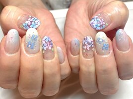 ☆紫陽花ネイル☆