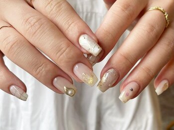 アイネイルズ 梅田店(I nails)/Shikumo限定ニュアンスネイル