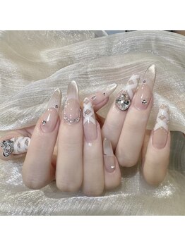 バイムーンサロン(By Moon Salon)/クリスマスチェックネイル