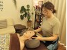 【眼精疲労・首肩こり・不眠改善】デコルテ+ヘッドスパ45分→¥5,500