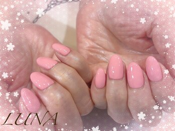 ネイルアンドまつ毛エクステ ルーナ 八王子店/☆シンプルオフィスネイル☆