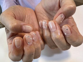アネモネネイル(anemone nail)/クリアネイル