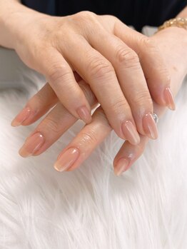 バイベルネイル(by Belle Nail)の写真/住道5分/30代からの《上品シンプルネイル専門店》手が綺麗に見える色・形を提案。フィルインで自爪育成◎