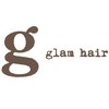 グラムヘアー(glam hair)のお店ロゴ