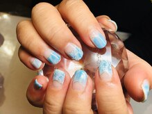 ネイルケアサロンエルミタージュ/春向けフラワーネイル