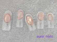 アウラネイルズ(aura nails)/☆ハンドシンプルコース　¥6800