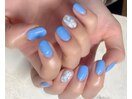 紫陽花ネイル