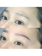 ブロウ(BROW)/【レディース眉毛】before after