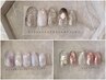 【hand】マンスリーネイル 《ケア込み》　¥7000→¥6500