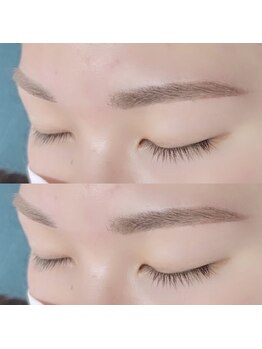 レディースアイ(LADY's eye)の写真/眉毛の流れを改善し清潔感up！朝のメイクが楽に！美眉wax☆まつ毛パーマと合わせて目元のトータルケア☆