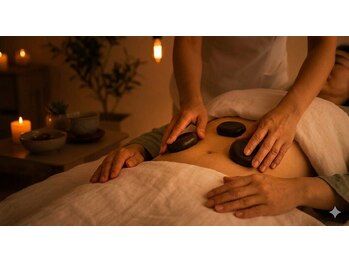 ヨウジョウ庵 船橋塚田(yojo庵)の写真/【GW前 巡りリセット120分】
連休前に、溜め込んだ疲れを“根本から整える”ホットストーンロングコース。