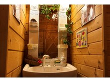 ヨサパーク ハーブメロディー 鈴鹿店(YOSA PARK)の雰囲気(洗顔/ルルオン後のドライヤーはこちらで♪)