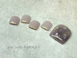 シェル×押し花デザイン