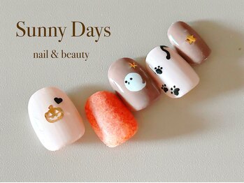 サニーデイズ ネイルアンドビューティー 曙橋店(SunnyDays Nail&Beauty)/おばけハロウィン