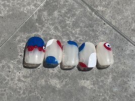 ひょっこりミャクミャクネイル