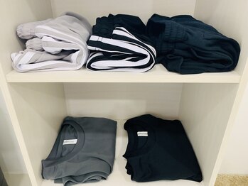 本町中央整体院/更衣スペース＆着替え完備