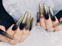 ビルドアップビューティー(Build Up Beauty)/痛ネイルハロウィンネイル手描き