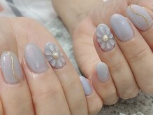 プライベート ネイルサロン マーマ(murmur)/ぷくぷくフラワー