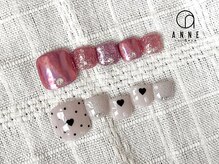 アンネ 梅田 ALLYS店(ANNE)/foot art design9月☆パラジェル