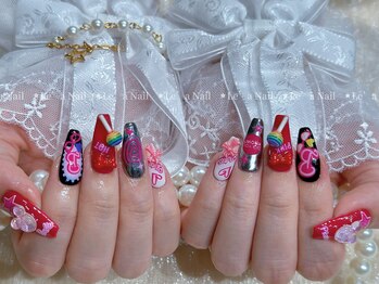 レアネイル 渋谷店(Le’a nail)/ピンクネイル