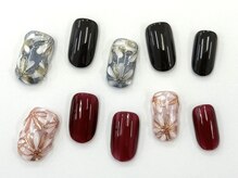 ネイルサロン クイール 小山店(NAIL SALON QUILL)/マグネットお花アート