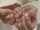 冬ガーリーネイル