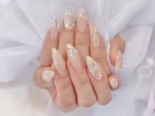 デコール 心斎橋(DECOR)/クリアオーロラネイル