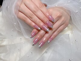 ガラスフレンチベースカラー付き