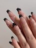 長さ出し10本|フレンチネイル+パーツ2個 120min ¥8890
