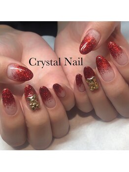 クリスタルネイル ボンベルタ橘店(CRYSTAL NAIL)/くまネイル