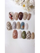 レインボーネイルズ(Rainbow nails)/着物　和柄　和風　ネイル