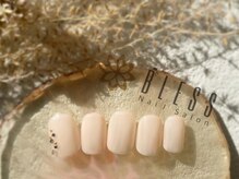 ネイルアンドアイラッシュサロン ブレス 長町南駅店(BLESS)/さりげないキラメキツヤネイル♪