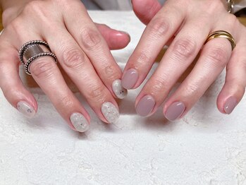 コーシェリ(koselig)/グレージュ&砂ジェル