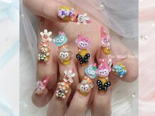 ピオミエルネイル 新宿(pio miel nail)/Disney風盛りネイル
