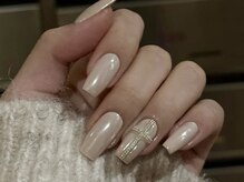 センスネイル 池袋店(Sense Nail)/大人シンプルミラー初夏
