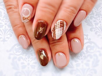 セレンディピティ(Serendipity)/バレンタインチョコネイル