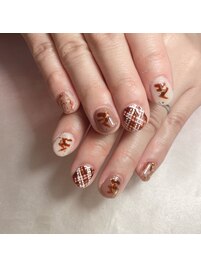 【バレンタインネイル¥9900】