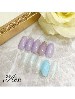 ネイルズアジュール アピタ新潟西店(Nailz Azur)/ハンド　定額デザインAコース