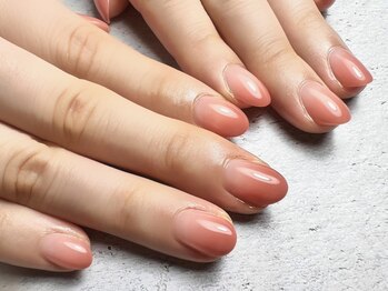 エーパーセント(A％)の写真/【深爪矯正/美爪育成ネイルケア￥5500】ジェルネイルをされない、ジェルネイルをお休みしている方に♪