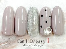 キャンアイドレッシー 南越谷店(Can I Dressy)/シンプルドットネイル