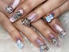 新人【スカルプ】パーツつけ放題 150分 12980円★beginner Acryl nails&parts