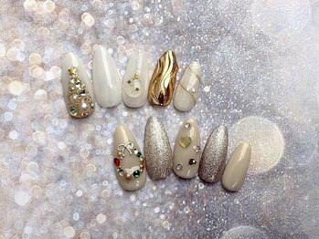 ネイルサロン アニーアンドジーノ シド(NAIL SALON Annie&Gino shido)/志度 クリスマスネイル