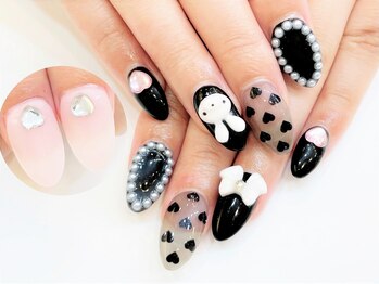 ネイルコレクション ピンク(Nail Collection Pink)/長さ出しジェル放題★３Ｄうさぎ