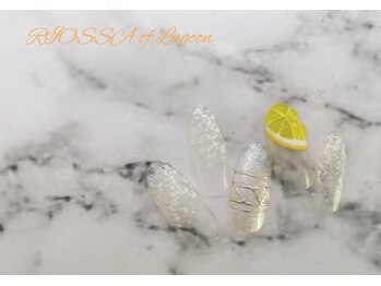 リオッサ オブ ラグーン(RIOSSA of Lagoon)/ハート×レモンぷっくりアート