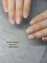 プライベート ネイルサロン マーマ(murmur)/キラキラパーツネイル